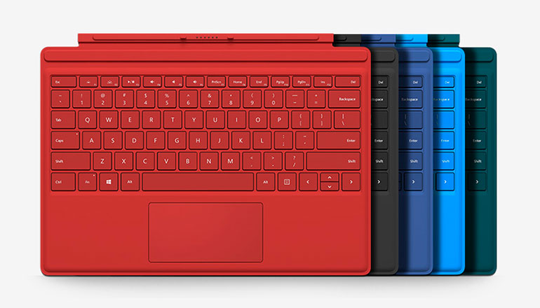 Surface Pro Type Cover - colours