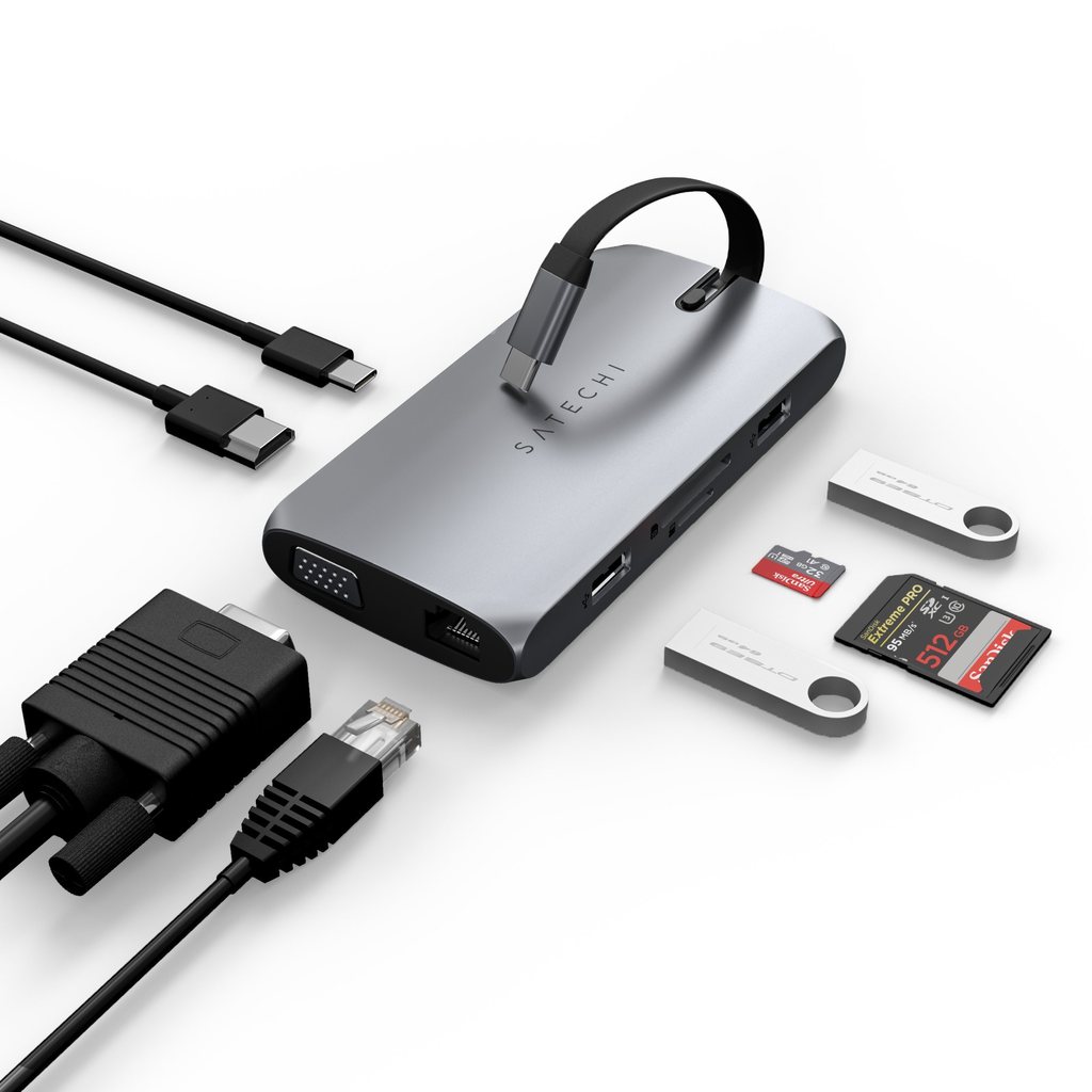 Компактний USB-C мультіпорт адаптер