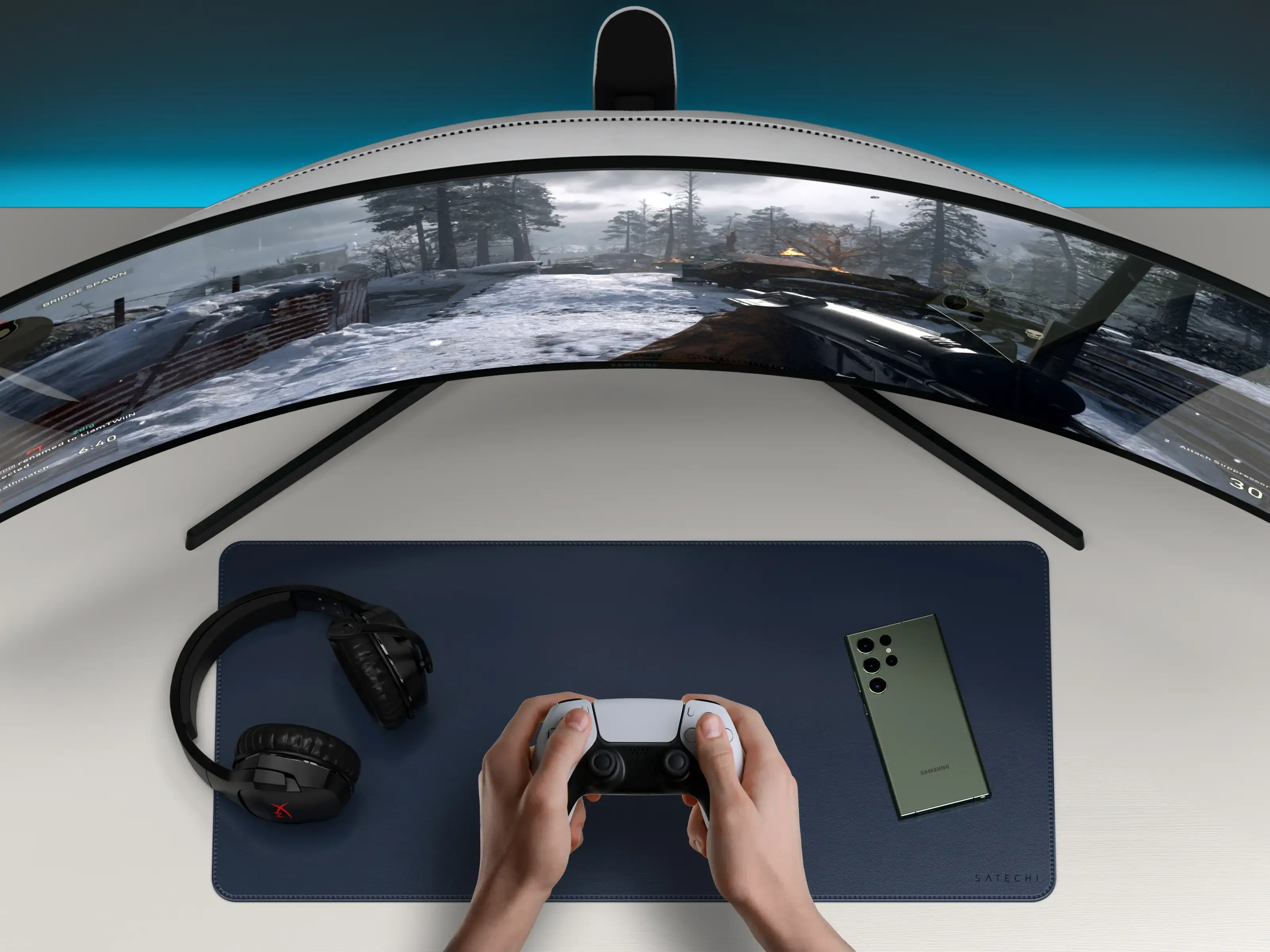 Satechi Vegan Leather Premium Desk Mat v1