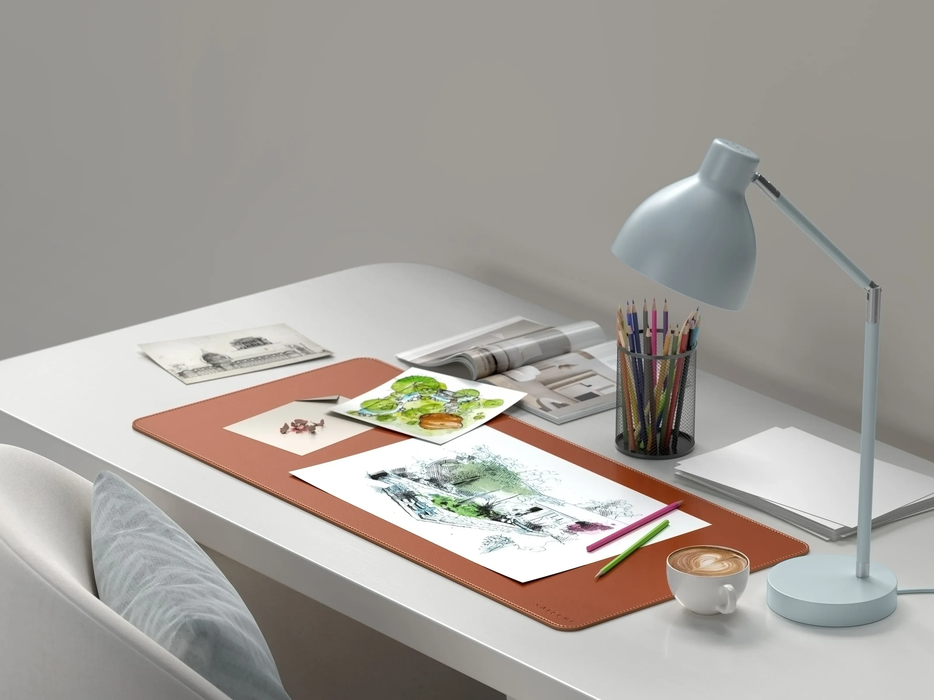 Satechi Vegan Leather Premium Desk Mat v3