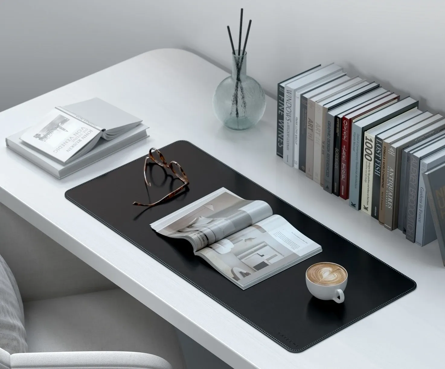 Satechi Vegan Leather Premium Desk Mat v4