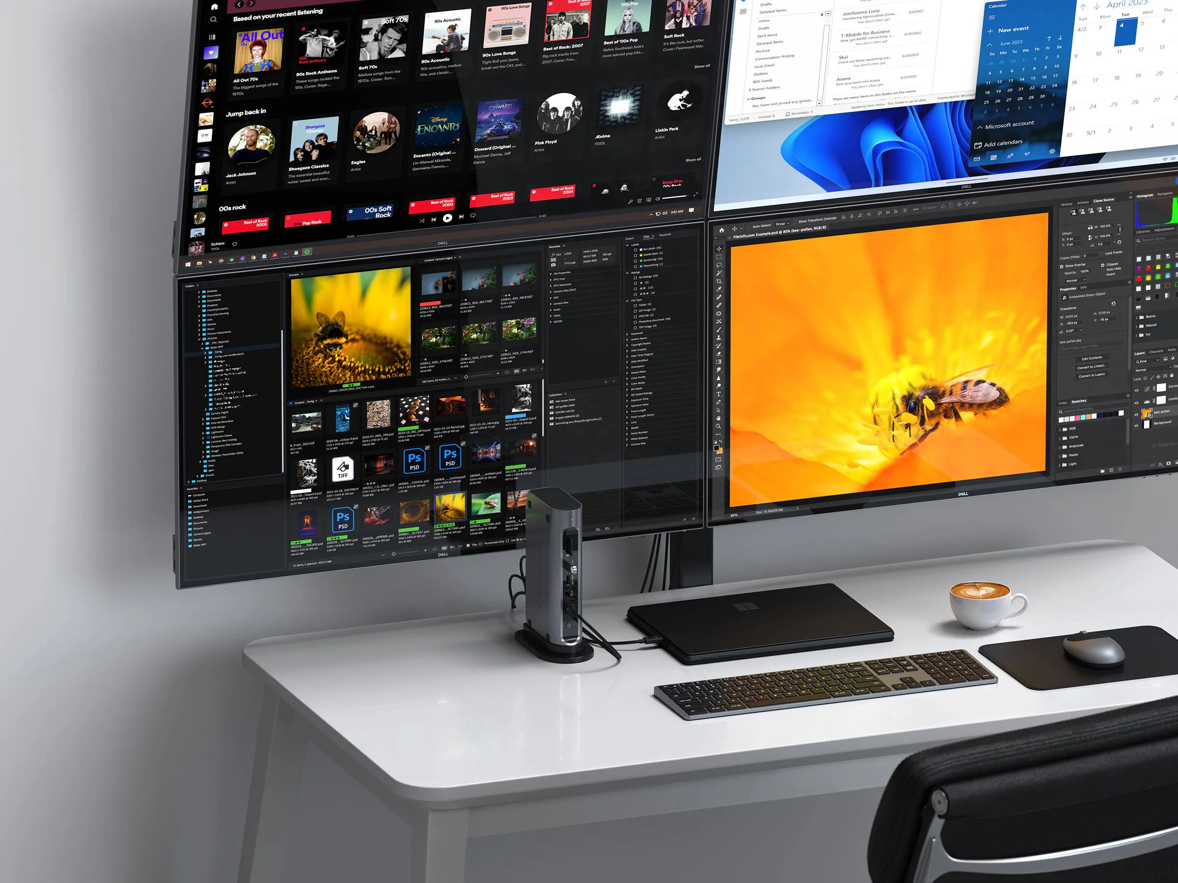 thunderbolt 4 multimedia pro dock _ 1
