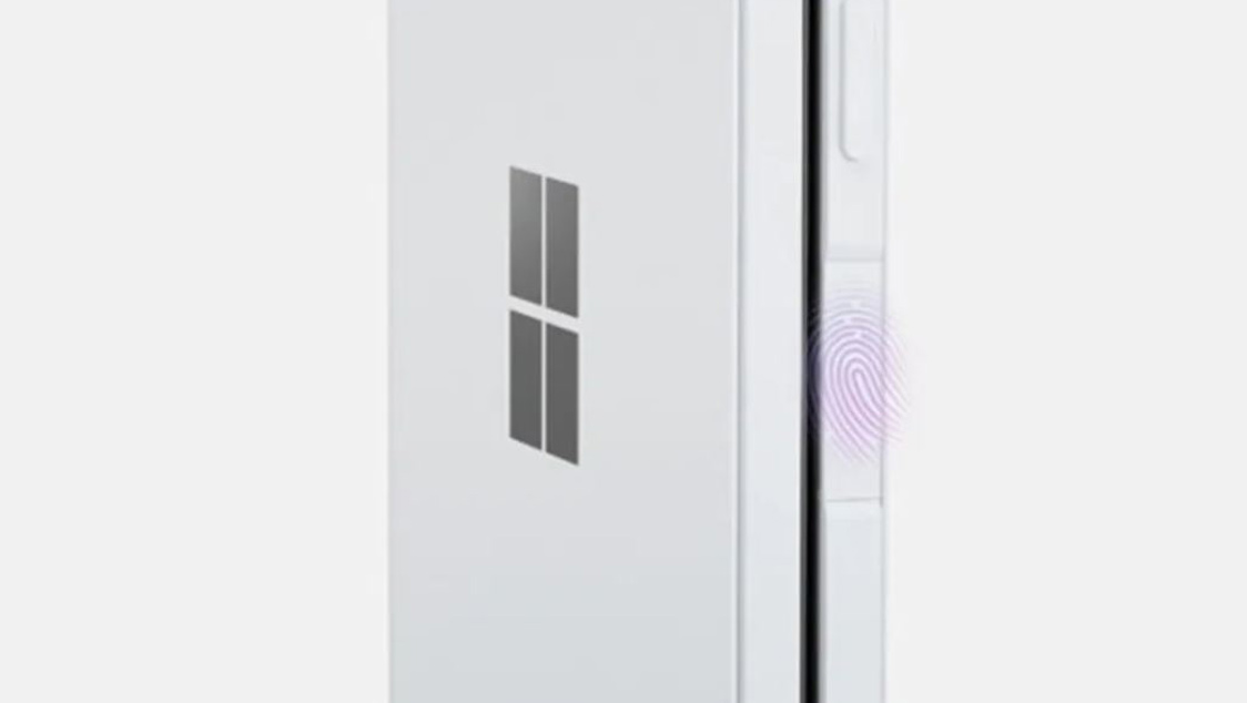 MS Surface Duo - защита отпечатком пальцев