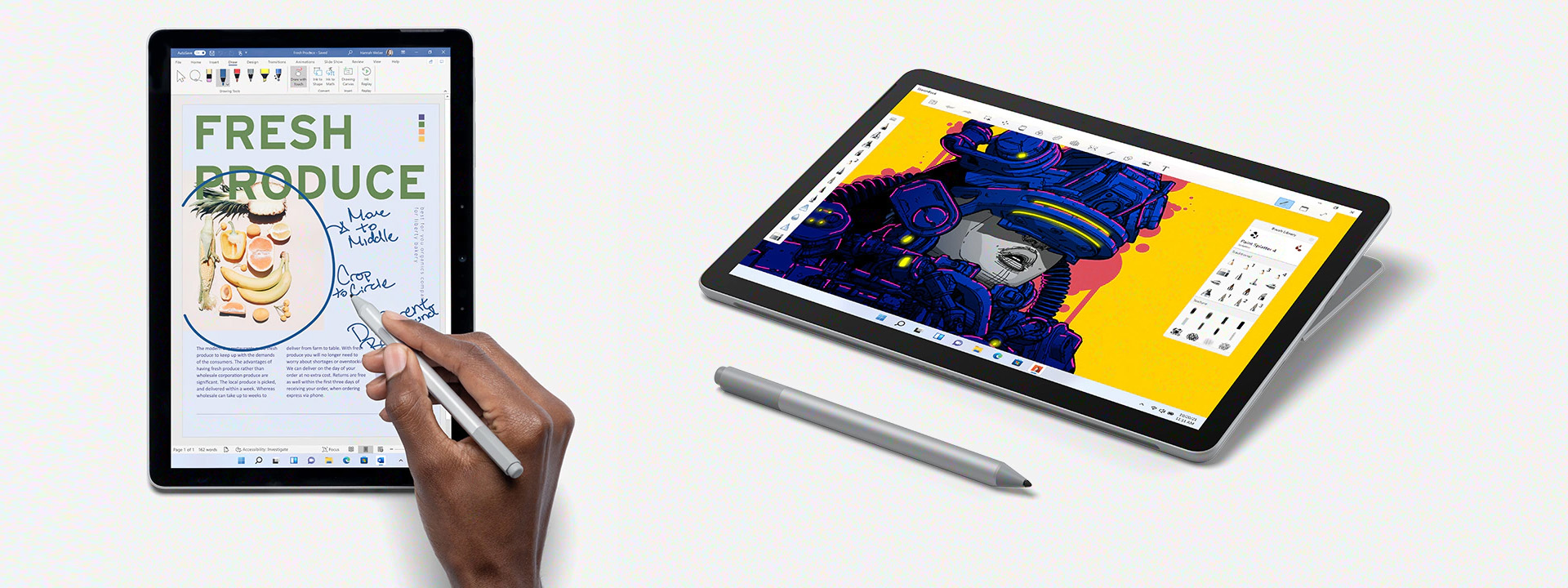 Surface Go 3 з сенсорним екраном для роботи і творчості
