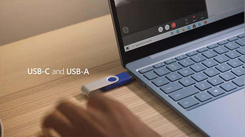 Surface Laptop Go - USB интерфейсы для подключения периферийных устройств и флэш-накопителей