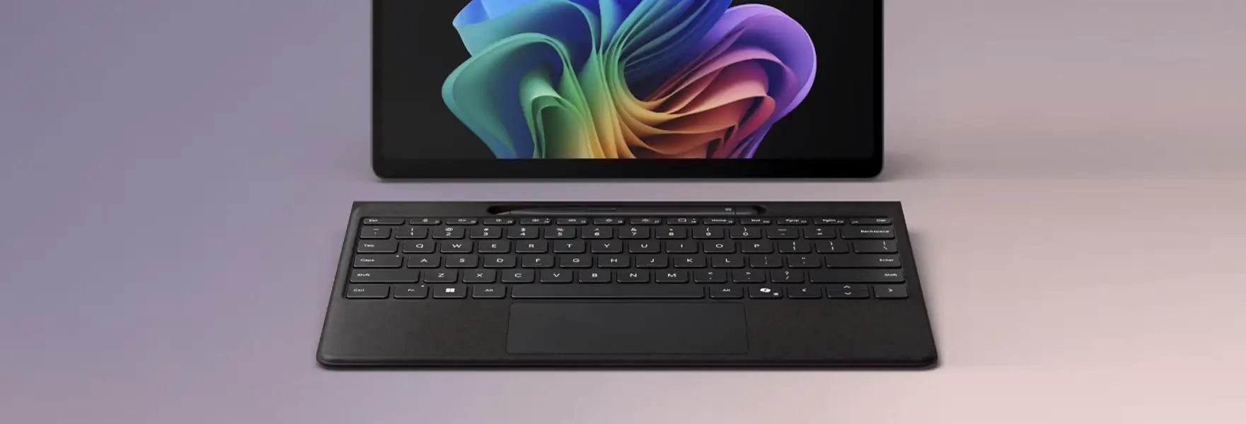 New Surface Pro Keyboard with Copilot and stylus