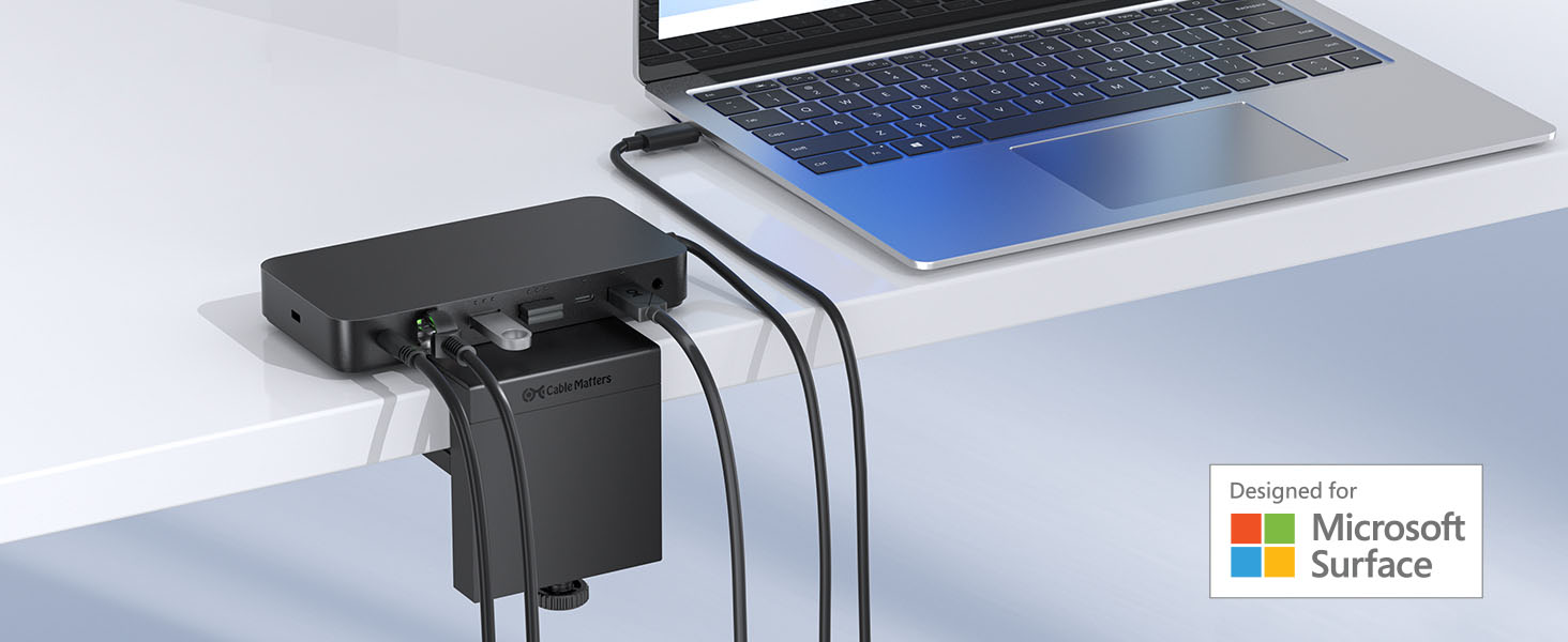 Cable Matters Desk Mount for Microsoft Surface Thunderbolt 4
